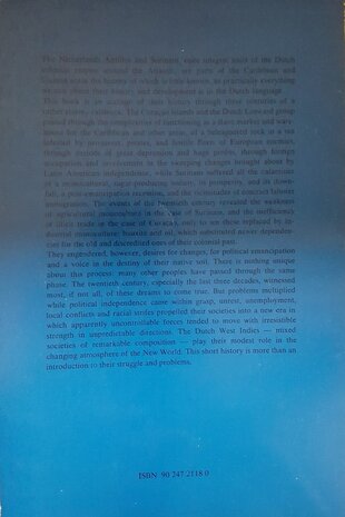 A Short History of the Netherlands Antilles and Surinam - Cornelis C. Goslinga  (zeer zeldzaam boek) (EN)